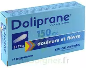 Doliprane 150 Mg Suppositoires 2plq/5 (10) à CUISERY