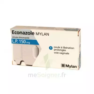Econazole Mylan L.p. 150 Mg, Ovule à Libération Prolongée à CUISERY