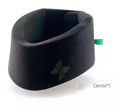 Cervix 1 Collier Cervical Souple Noir/vert H9cm T2 à CUISERY