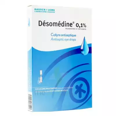 Desomedine 0,1 % Collyre Sol 10fl/0,6ml à CUISERY