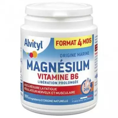 Alvityl Magnésium Vitamine B6 Libération Prolongée Comprimés Lp Pot/120 à CUISERY