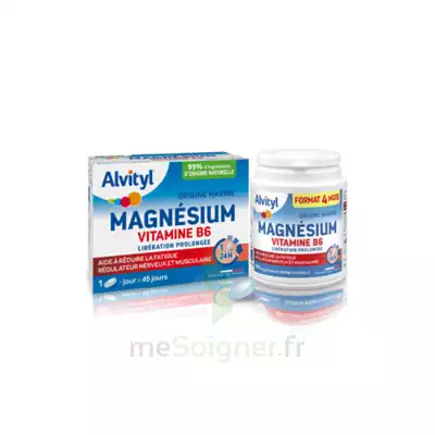 Alvityl Magnésium Vitamine B6 Libération Prolongée Comprimés Lp B/45 à CUISERY