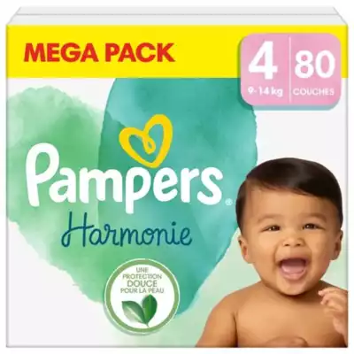 Pampers Harmonie Couche T4 Mégapack/80 à CUISERY